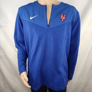 Nike New York Mets Authentic Collection UV 1/4 Zip Pullover XLarge XL New Mens